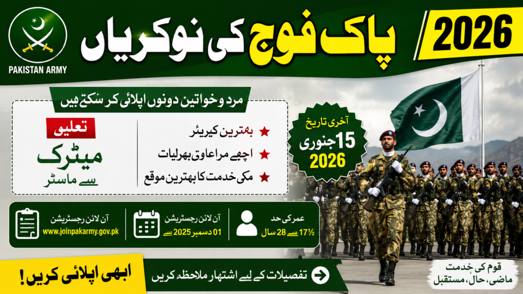 Join Pak army jobs 2026 | Check advertisement Paper